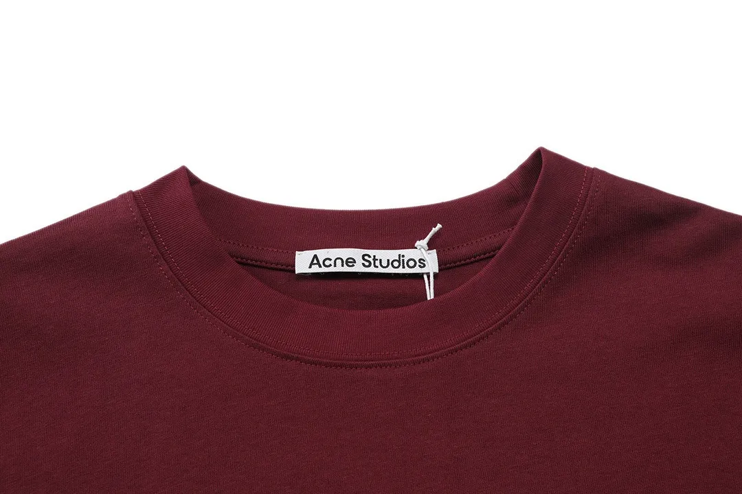 Acne Studios 2026 New Arrival logo Same Style t 100％ 32 ： Size：XS S M L